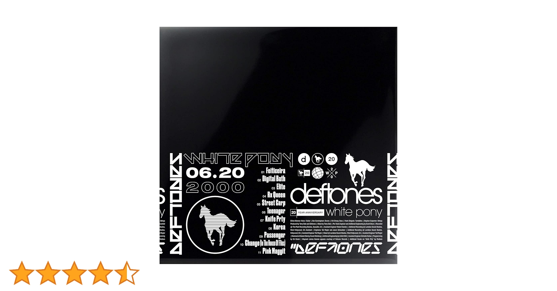 White Pony (20th Anniversary Deluxe Edition)(4LP)(2 Double-LPs